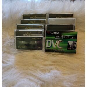 Lot Of 8 JVC‎ Fujifilm Mini DV Digital Video Cassette DVC 60min Premium Tapes